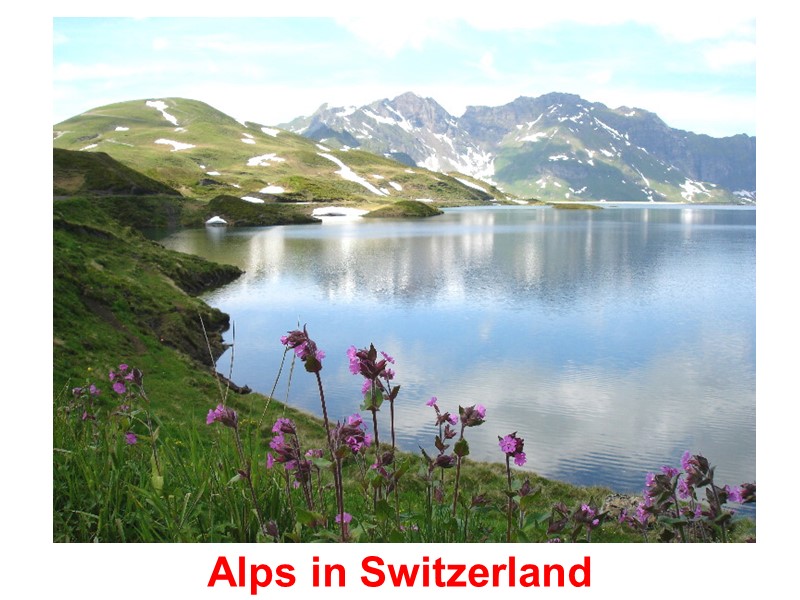 Alps in Switzerland